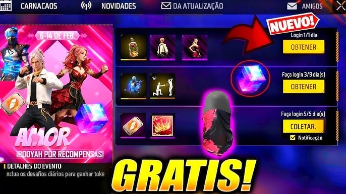 Cómo obtener recompensas gratis jugando clasificatoria en Free Fire 2026